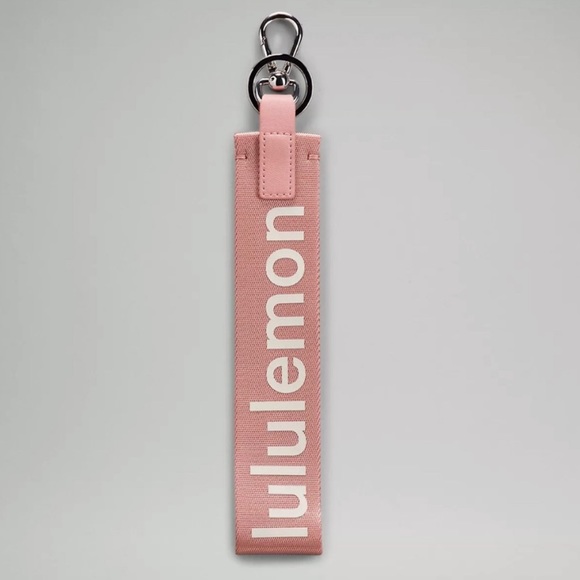 lululemon athletica Other - RARE - NWT Lululemon Never Lost Keychain Pink Pastel/White Opal